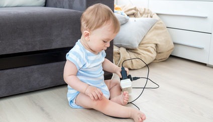 baby playing with wires | circuit breaker vs safety switch | Unified Electrical