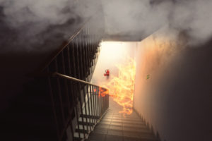 house on fire | queensland smoke alarm legislation | Unified Electrical