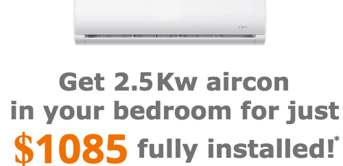 Bedroom air conditioning offer