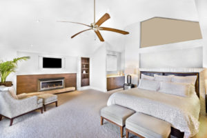 bedroom ceiling fan installtion